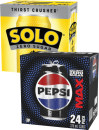 Pepsi-Max-or-Solo-Zero-Sugar-Soft-Drink-24x375mL Sale