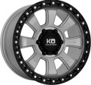 King-Wheels-Armor-18x9-Silver-Black Sale
