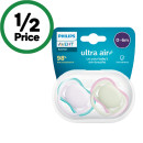 Avent-Ultra-Air-Soother-0-6-Months-Pk-2-Assorted Sale