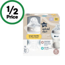 Tommee-Tippee-Natural-Start-Bottles-340ml-Pk-2 Sale