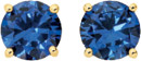 9ct-Gold-Created-Sapphire-5mm-Stud-Earrings Sale