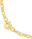 9ct-Gold-48cm-Solid-Belcher-Bolt-Ring-Necklet Sale