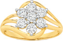 Alora-9ct-Gold-Lab-Grown-Diamond-Flower-Cluster-Ring Sale
