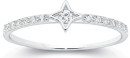 Sterling-Silver-Cubic-Zirconia-Blossom-Top-Friendship-Ring Sale