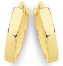 9ct-Gold-11mm-Polished-Huggie-Earrings Sale