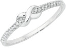 Sterling-Silver-Cubic-Zirconia-Infinity-Ring-Size-P Sale