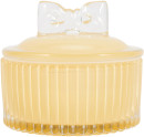 Yellow-Bow-Lid-Glass-Candle Sale