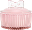 Pink-Bow-Lid-Glass-Candle Sale