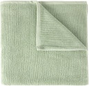 Ribbed-Cotton-Bath-Sheet-Green Sale