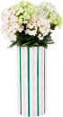 Pink-and-Green-Stripe-Ceramic-Vase Sale