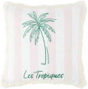 50cm-Palm-Stripe-Cushion Sale