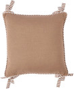 43cm-Bow-Cushion-Mocha Sale