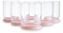 6-Pink-Bubble-Tumbler-Glasses Sale