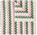 Popcorn-Cotton-Bath-Towel-Green-and-Pink Sale