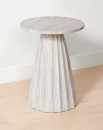 Ribbed-Stone-Look-Side-Table Sale