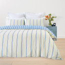 Stripe-Linen-Cotton-Reversible-Quilt-Cover-Set-Super-King-Bed-Butter Sale