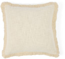 50cm-Fringed-Cushion-Butter Sale