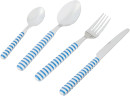 16-Piece-Blue-Stripe-Cutlery-Set Sale