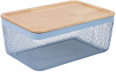 Large-Basket-with-Wooden-Lid-Blue Sale