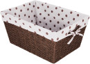 Medium-Paper-Rope-Basket-with-Polka-Dot-Liner-Beige Sale