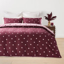 Polka-Dot-Linen-Cotton-Reversible-Quilt-Cover-Set-Super-King-Bed-Fig-and-Pink Sale