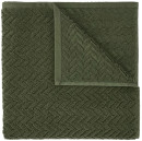 Chevron-Cotton-Bath-Towel-Olive Sale