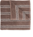 Stripe-Cotton-Bath-Towel-Chocolate Sale