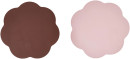 Leather-Look-Wave-Reversible-Placemat-Chocolate-and-Pink Sale