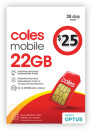 Coles-Mobile-25-Prepaid-SIM Sale