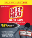 Deep-Heat-Back-Pain-Extra-Large-Heat-Patches-4-Pack Sale