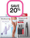 Save-20-on-Remington-Mens-Womens-Electric-Grooming-Hair-Removal-Ranges Sale