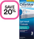 Save-20-on-Selected-Clearblue-Family-Planning-Products Sale