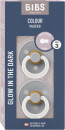 Bibs-Glow-In-The-Dark-Colour-Pacifier-Size-3-Cloud-2-Pack Sale