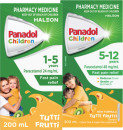 NEW-Panadol-Children-1-5-or-5-12-Years-Tutti-Frutti-Flavour-200mL Sale