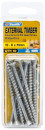 Zenith-10-8G-x-75mm-Galvanised-Countersunk-Rib-Head-External-Timber-Screws-Pack-of-10 Sale