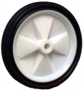 Move-It-100mm-Wheel-and-Rubber-Tyre-with-White-Plastic-Centre Sale