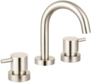 Mondella-Resonance-Brushed-Nickel-14-Turn-Pin-Lever-Basin-Set Sale