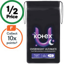 U-by-Kotex-Overnight-Ultimate-Pads-with-Wings-Pk-6 Sale