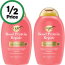 OGX-Bond-Repair-Shampoo-or-Conditioner-385ml-or-OGX-Bond-Protein-Repair-Sealing-Serum-50ml Sale