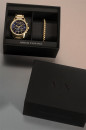 Armani-Exchange-Banks-Stainless-Steel-Watch-Bracelet-Set Sale