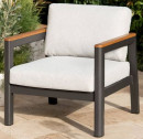 Mimosa-Rhone-AluminiumTimber-1-Seater-Lounge Sale