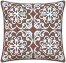 Mojo-Moroccan-45cm-Terracotta-Cushion-Cover-with-Piping Sale