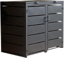 Eden-240L-Metal-Double-Wheelie-Bin-Cover-Black Sale
