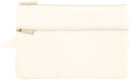 Otto-Cotton-Twin-Zip-Pencil-Case-Canvas-Natural Sale