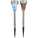 Gardman-Solar-Decor-Pole-Light-or-Mirabella-LED-Solar-Mosaic-Stake Sale