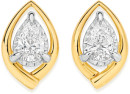 Alora-9ct-Two-Tone-Gold-Lab-Grown-Diamond-Marquise-Shape-Stud-Earrings Sale