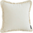 SOGA-Tassel-45cm-Chenille-Throw-Pillow-in-Creamy-White Sale