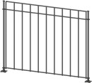 Peak-No-Dig-Fencing-Birmingham-1200mm-Steel-Fence-Panel-in-Black Sale