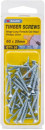 Zenith-6G-x-25mm-Zinc-Plated-Hinge-Long-Thread-Countersunk-Head-Timber-Screws-Pack-of-35 Sale