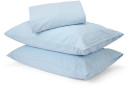 Stonewashed-Cotton-Sheet-Set-Queen-Bed-Blue Sale